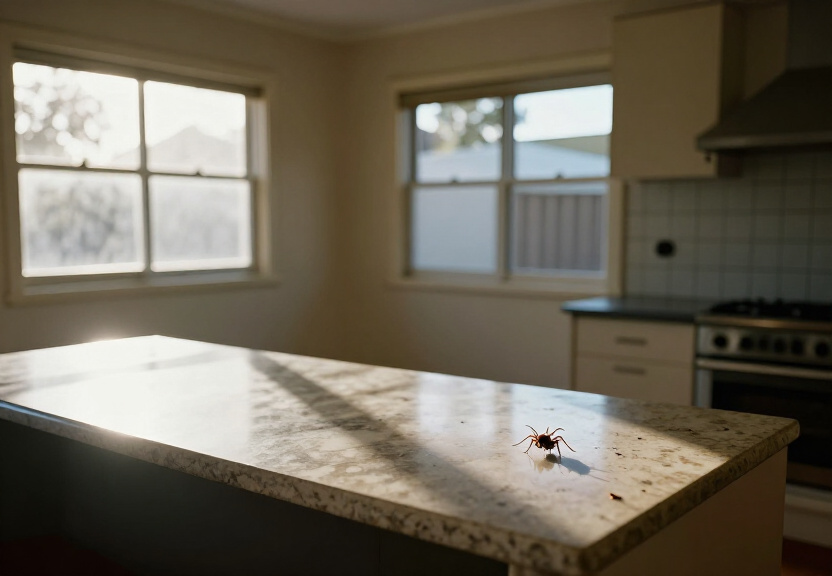 Bed bug infestation in a Potts Point hotel room before treatment